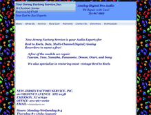 Tablet Screenshot of njfactoryservice.com